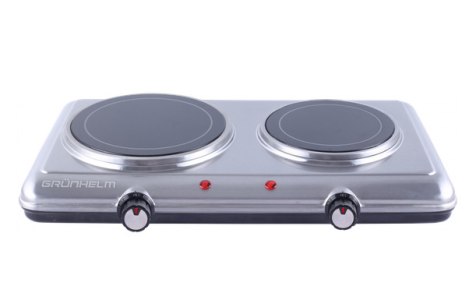Электроплита Grunhelm GHP 5844S дисковая стеклокерамика