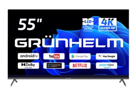 Телевизор Grunhelm Q55U701-GA11V 55" SMART TV T2